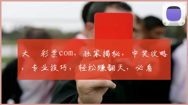大愽彩票com，独家揭秘，中奖攻略，专业技巧，轻松赚翻天，必看